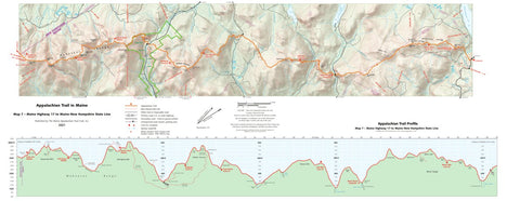 Appalachian Trail in Maine - Map 7 Preview 1