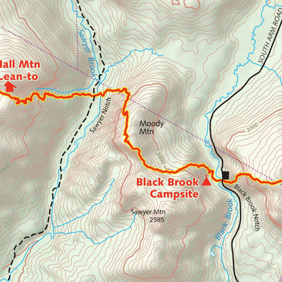 Appalachian Trail in Maine - Map 7 Preview 3