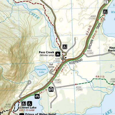 314 Many Glacier: Glacier and Waterton Lakes National Parks (north side) Preview 2