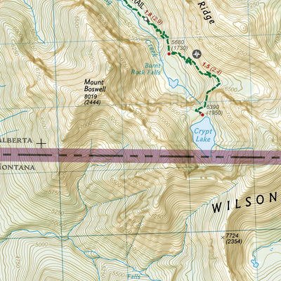 314 Many Glacier: Glacier and Waterton Lakes National Parks (north side) Preview 3