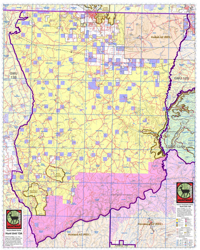 Arizona HuntMap GMU 13A Preview 1