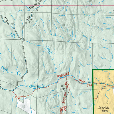 Rio Grande National Forest Visitor Map - Saguache Ranger District (West Half) Preview 3