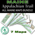 Appalachian Trail in Maine - 7 Map Bundle Preview 1