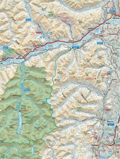 NOBC18 Kitimat - Northern BC Topo Preview 1