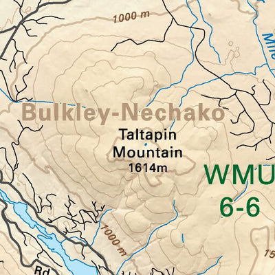 NOBC23 Babine Lake - Northern BC Topo Preview 2