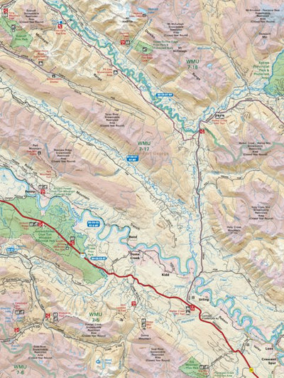 NOBC14 Dome Creek - Northern BC Topo Preview 1