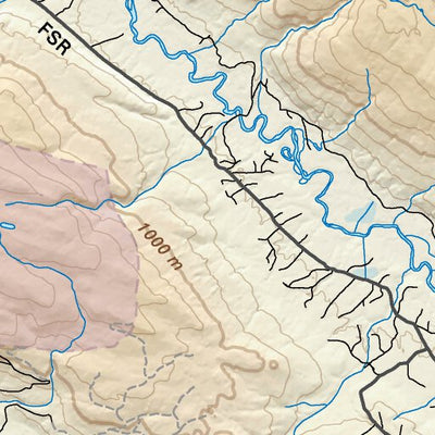 NOBC14 Dome Creek - Northern BC Topo Preview 2