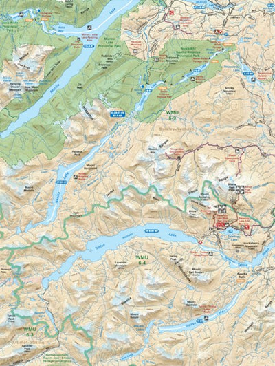 NOBC05 Tahtsa Lake - Northern BC Topo Preview 1