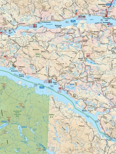 NOBC07 Ootsa Lake - Northern BC Topo Preview 1