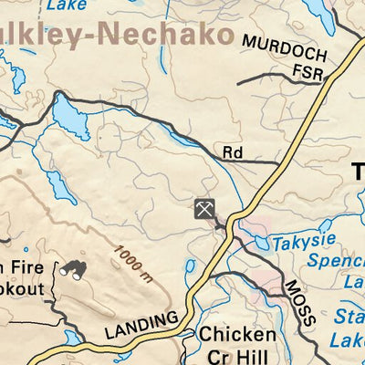 NOBC07 Ootsa Lake - Northern BC Topo Preview 3