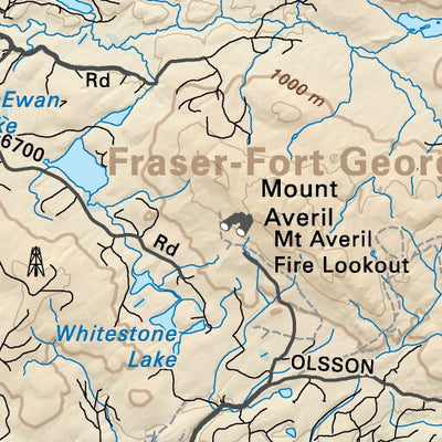 NOBC27 Bear Lake - Northern BC Topo Preview 2