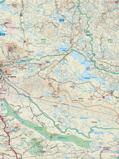 NOBC25 Fort St James - Northern BC Topo Preview 1