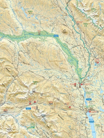 NOBC50 Lake Babine - Northern BC Topo Preview 1