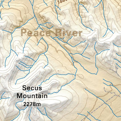 NOBC30 Kakwa Provincial Park - Northern BC Topo Preview 2