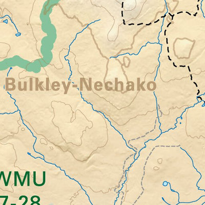 NOBC53 Germansen Landing - Northern BC Topo Preview 2