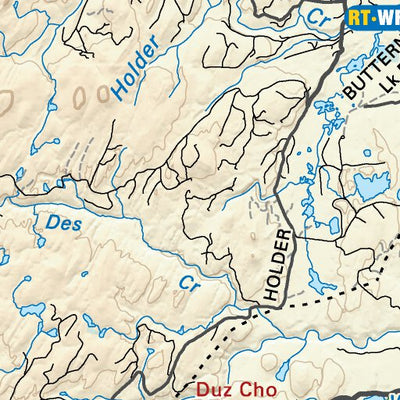 NOBC41 McLeod Lake - Northern BC Topo Preview 2
