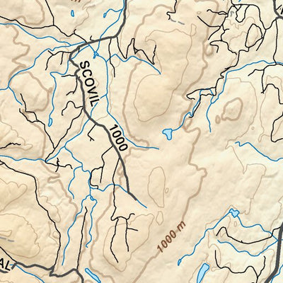 NOBC41 McLeod Lake - Northern BC Topo Preview 3