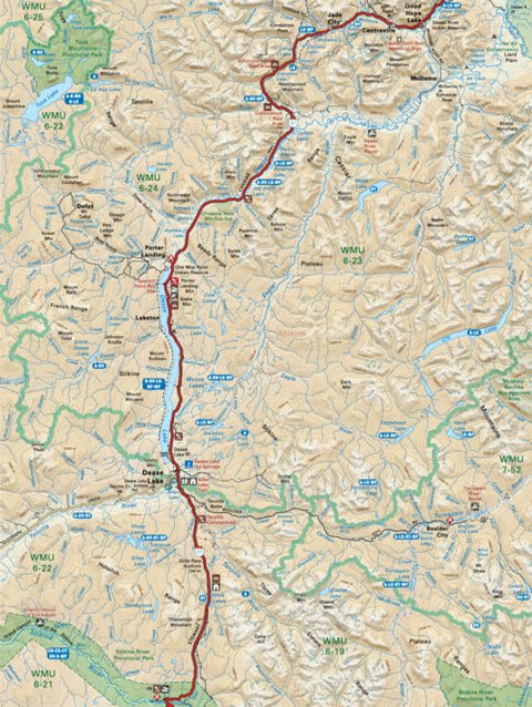 NOBC97 Dease Lake - Northern BC Topo Preview 1