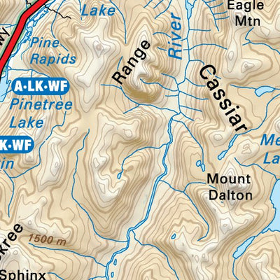 NOBC97 Dease Lake - Northern BC Topo Preview 3