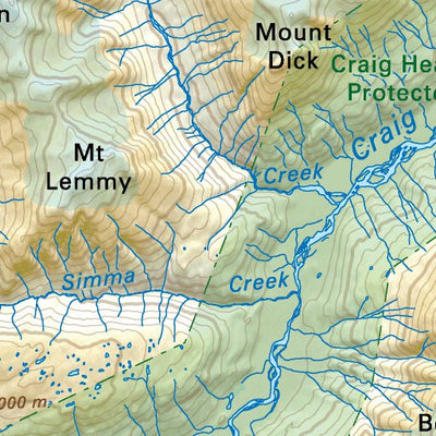 NOBC73 Craig Headwaters - Northern BC Topo Preview 3