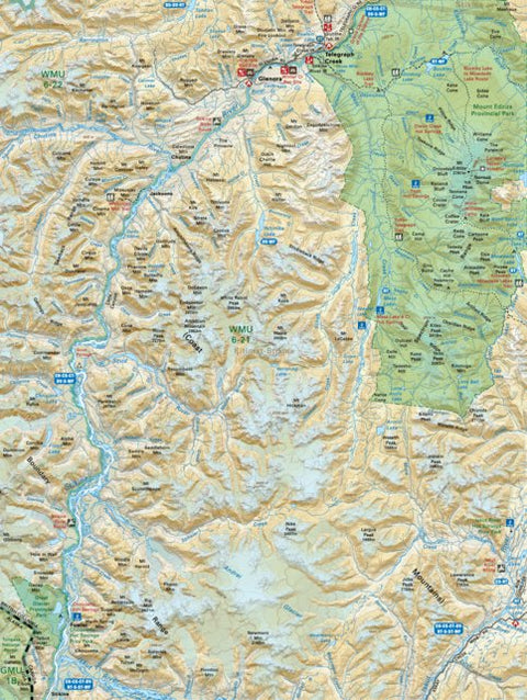 NOBC88 Telegraph Creek - Northern BC Topo Preview 1