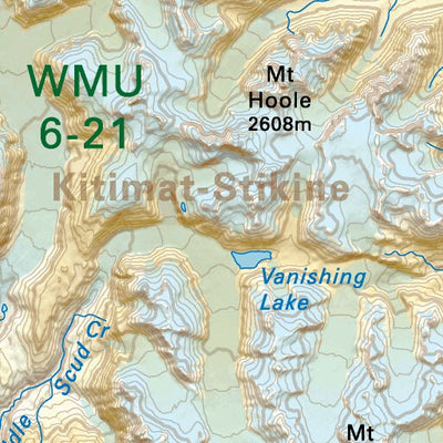 NOBC88 Telegraph Creek - Northern BC Topo Preview 2