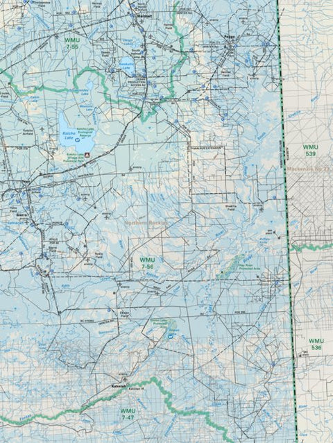 NOBC102 Kotcho Lake - Northern BC Topo Preview 1