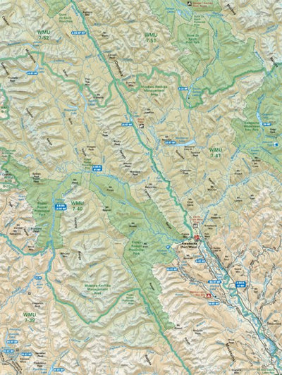 NOBC91 Kwadacha (Fort Ware) - Northern BC Topo Preview 1