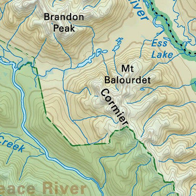 NOBC91 Kwadacha (Fort Ware) - Northern BC Topo Preview 2