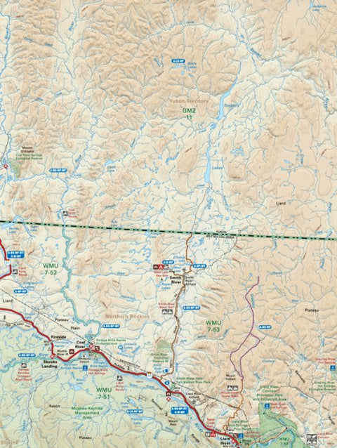 NOBC109 Coal River - Northern BC Topo Preview 1