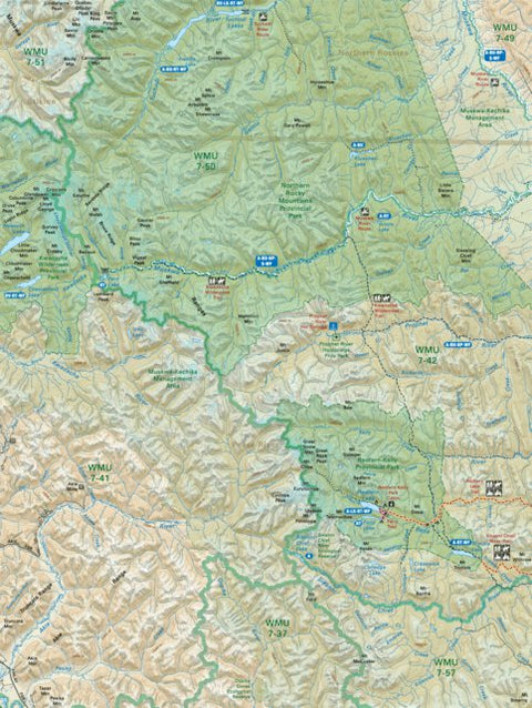 NOBC92 Redfern Lake - Northern BC Topo Preview 1