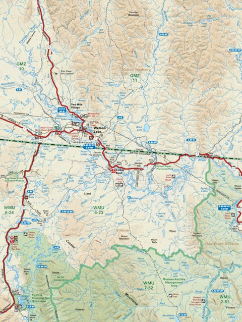 NOBC108 Lower Post - Northern BC Topo Preview 1