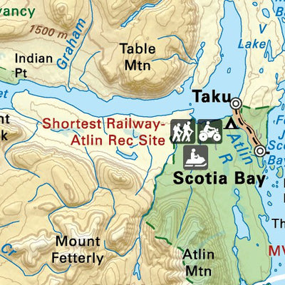 NOBC105 Atlin - Northern BC Topo Preview 2