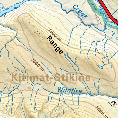 NOBC75 Bell-Irving River - Northern BC Topo Preview 2