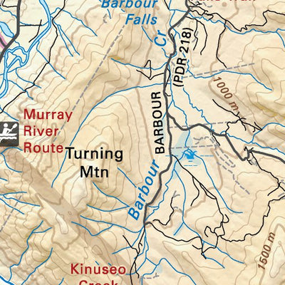 NOBC44 Tumbler Ridge - Northern BC Topo Preview 3
