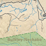 NOBC52 Tsayta Lake - Northern BC Topo Preview 2