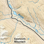 NOBC52 Tsayta Lake - Northern BC Topo Preview 3