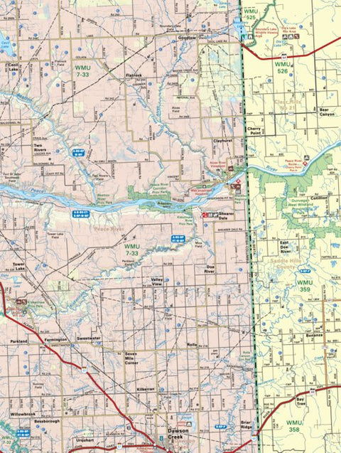 NOBC72 Dawson Creek North - Northern BC Topo Preview 1