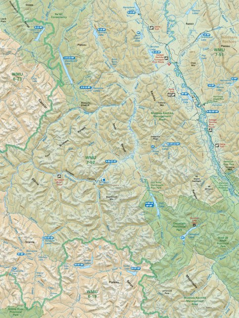 NOBC98 Denetiah Provincial Park - Northern BC Topo Preview 1