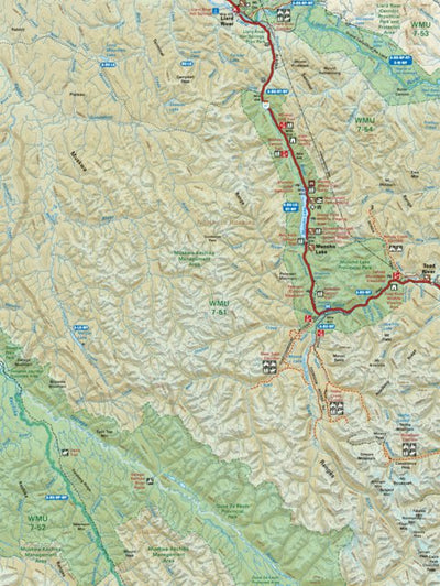 NOBC99 Muncho Lake - Northern BC Topo Preview 1