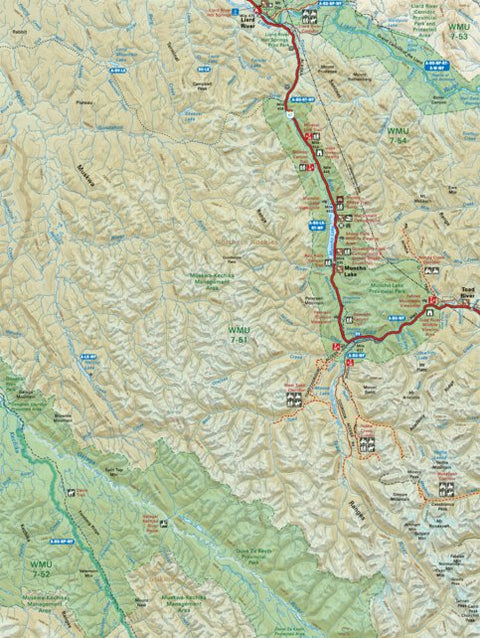 NOBC99 Muncho Lake - Northern BC Topo Preview 1