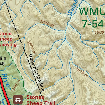 NOBC99 Muncho Lake - Northern BC Topo Preview 3