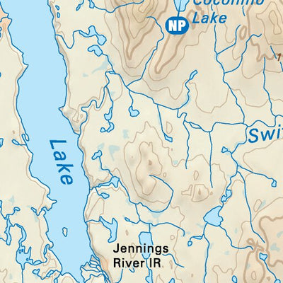 NOBC106 Teslin Lake - Northern BC Topo Preview 2