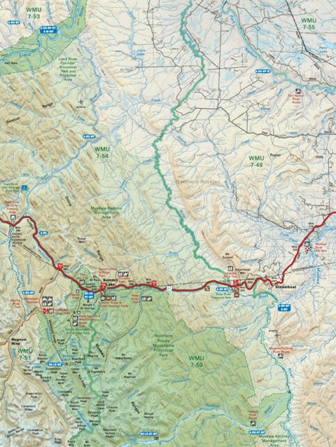 NOBC100 Summit Lake - Northern BC Topo Preview 1