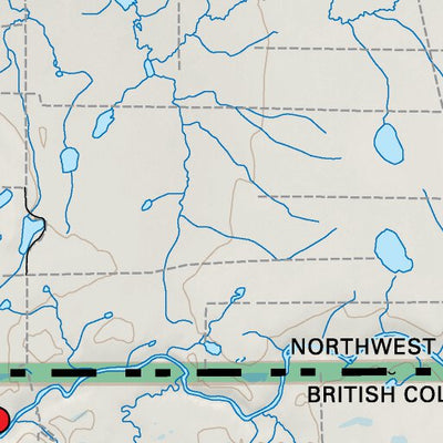 NOBC111 Maxhamish Lake - Northern BC Topo Preview 2