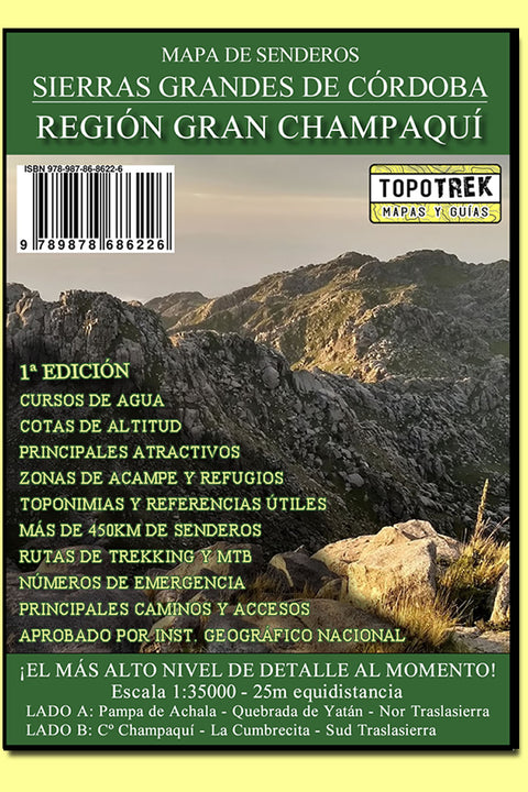 Mapa Topográfico - Champaquí Norte Preview 1