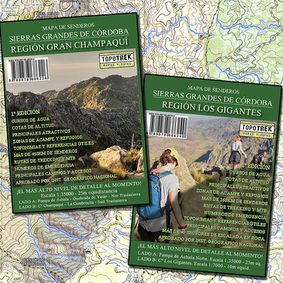 Mapa de Senderos - COMBO Gigantes y Champaquí Preview 1