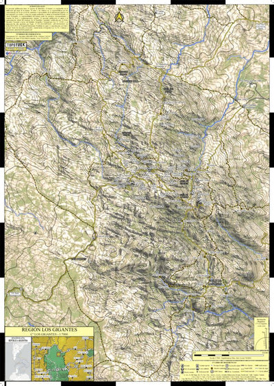 Mapa Topográfico Los Gigantes Visión Ampliada Preview 1
