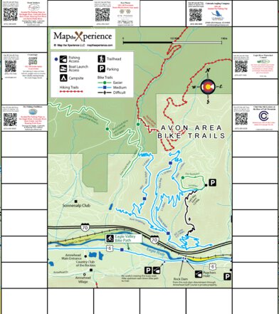 Avon Trails Map - Bike Colorado - Hike Colorado Preview 1