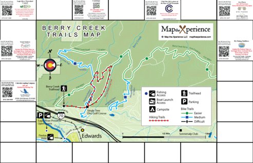Berry Rome Trails Map Berry Creek Trails Map - Hike Colorado - Bike Colorado by Map the ...
